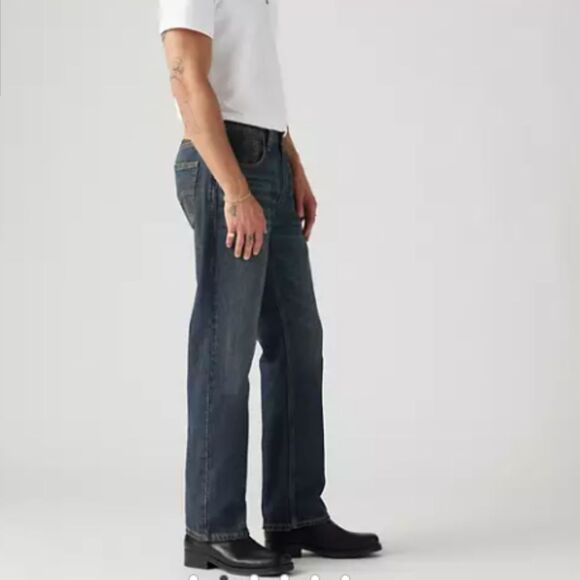 Levi's 559 Relaxed Straight Fit Men's Jeans Size 34 x 30 Range Dark Wash - Picture 3 of 9